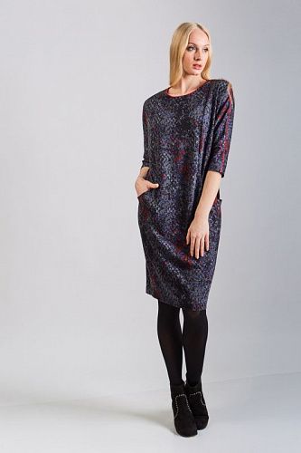 платье topdesign b8 029 от интернет магазина Прибалтийский трикотаж