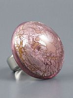 кольцо pj murano ovalo colors foil purple от интернет магазина Прибалтийский трикотаж