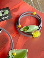 браслет pj murano kalla green&yellow от интернет магазина Прибалтийский трикотаж